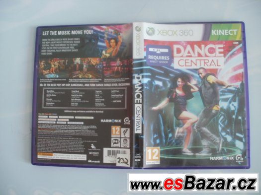dance central xbox360 kinect originál hra xbox 360 – fotografie 1
