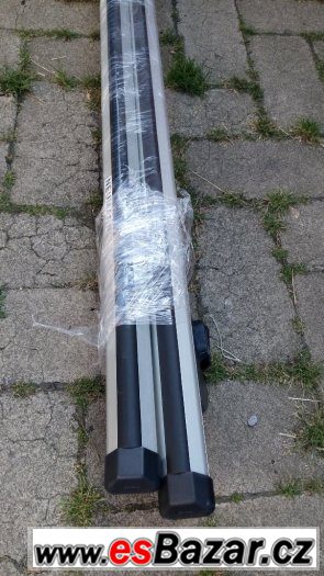 střešní nosiče příčníky tyče hlinikové 130 cm délka – fotografie 3