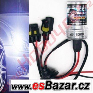 Xenonové výbojky H7,H1 6000K do přestavbových HID sad – fotografie 1
