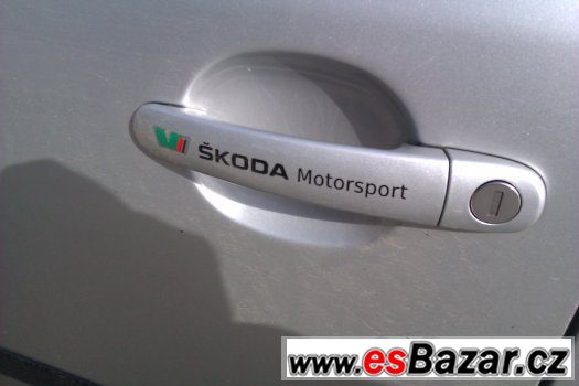 skoda motorsport krasne nove a kvalitni samolepky wrs – fotografie 5