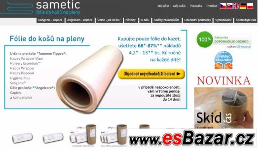 Tommee Tippee kazeta + 200m české folie Sametic – fotografie 4