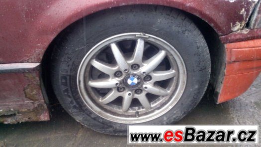 prodám alu kola na bmw e36 originál 15 palcová – fotografie 2
