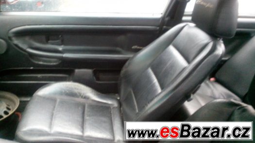 prodám černý kožený sedačky na BMW E36 CUPE i – fotografie 1