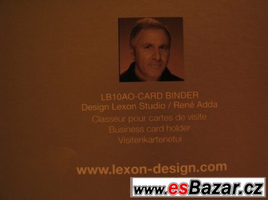 Hlinikový vizitkař od Fracouzské firmy LEXON. – fotografie 3