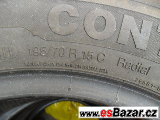 Letní pneu 195/70/15 C Continental – fotografie 1