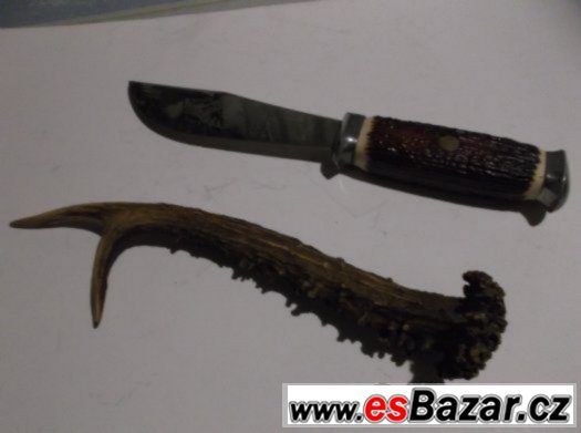 Prodám lovecký nůž a parůžek – fotografie 1