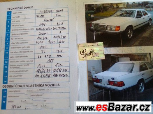 mercedes 124 – fotografie 1