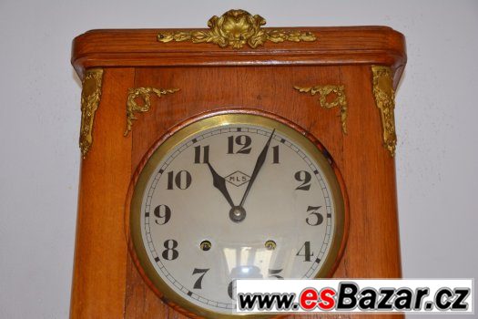 Starožitné skříňové hodiny MLS-Brevete-France r1920 – fotografie 5