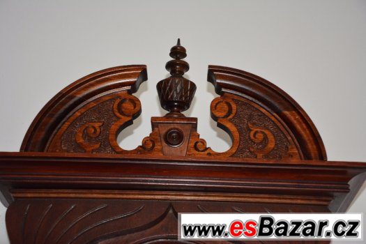 Starožitné 3-závažové vídeňské hodiny r 1880 – fotografie 4