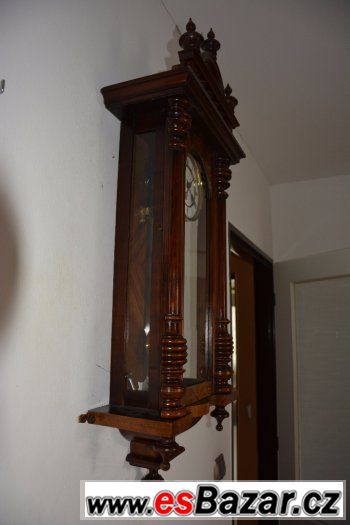 Starožitné řezbované hodiny Junghans, r 1905 – fotografie 3