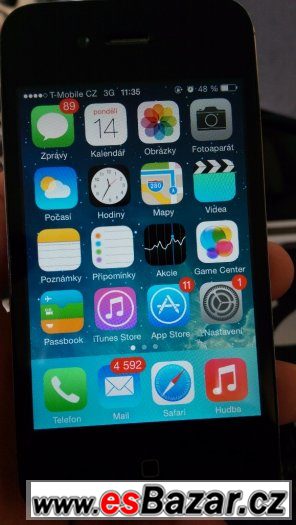 Prodám APPLE iPhone 4S, 8GB černý – fotografie 1