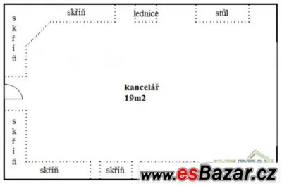 Pronájem kanceláře (19m2) v Praze 9 (Vysočany)