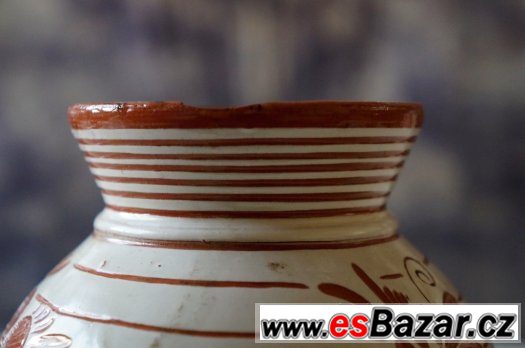 Keramická váza s lidovým motivem – fotografie 4