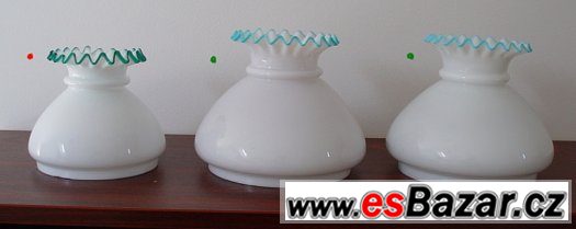 Stínítko - petrolejová lampa, petrolejka 19 kusů z 19. stol – fotografie 2