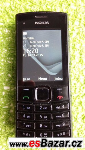 Nokia X2-02 Dark Silver – fotografie 1