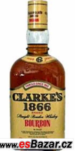 burbon  USA CLARKES 1866 6  LET STARA WHISKEY – fotografie 1
