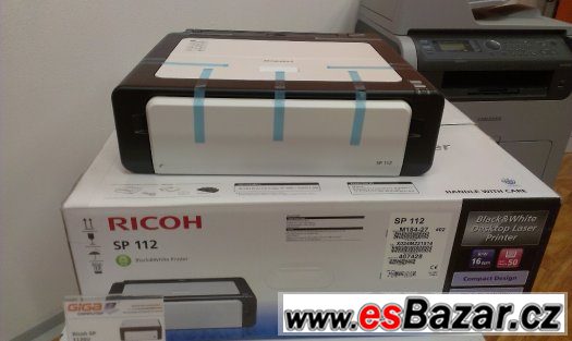 Laserova tiskarna Ricoh SP112nová, nerozbalená, 24měs záruka – fotografie 1