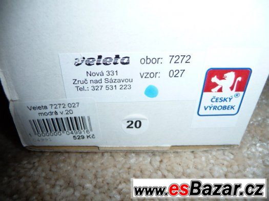 České boty Veleta vel. 20, dobrý stav – fotografie 4