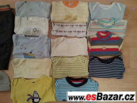 Mix 22ks chlapeckého oblečení, vel. 62-80 – fotografie 3