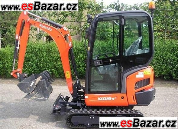 Kubota KX019 bagr – fotografie 1