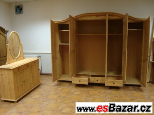 Kompletní ložnicová sestava Jitona Arosa 100%masiv Borovice – fotografie 2