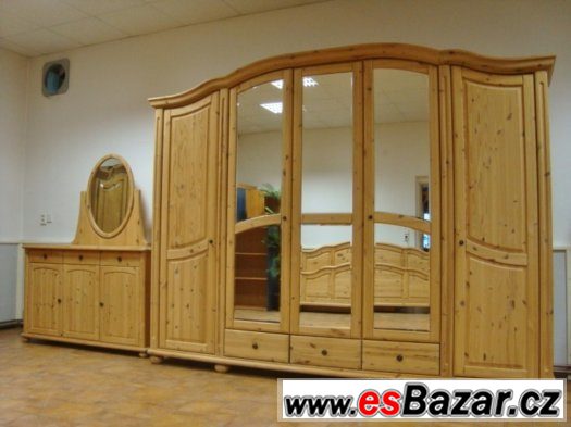 Kompletní ložnicová sestava Jitona Arosa 100%masiv Borovice – fotografie 3