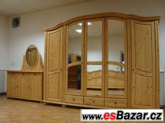 Luxusní ložnicová sestava Jitona Arosa. Přírodní CELOMASIV – fotografie 2