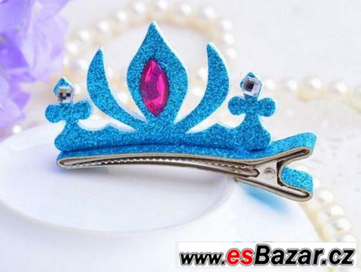 Frozen ledové království tiara sponka korunovace – fotografie 1