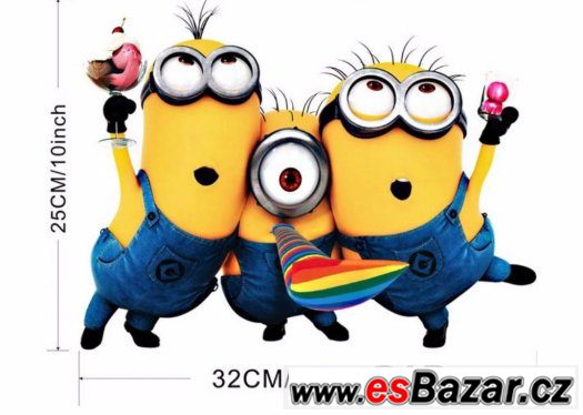 Já padouch Minions mimoni samolepka – fotografie 1