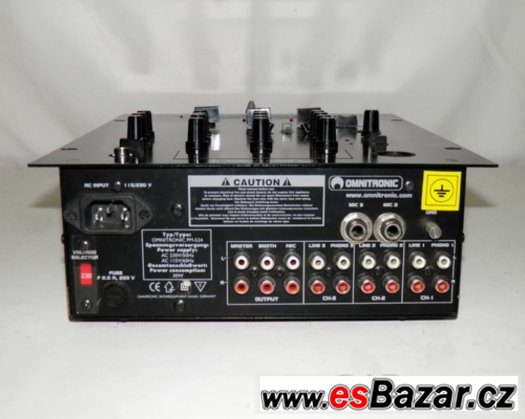 Mixážní pult Omnitronic Pro-Mixer PM-524. – fotografie 2