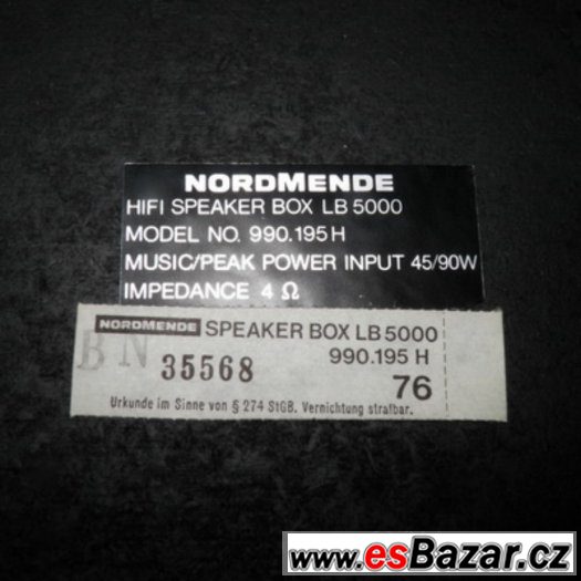 Reprobedny Normende LB 5000. – fotografie 4