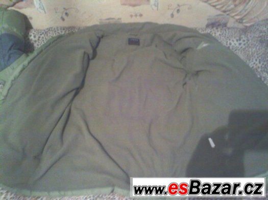 Bunda zeleno šedá dámská. – fotografie 5