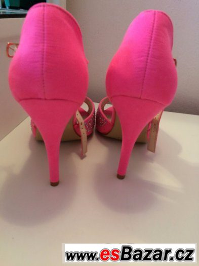 Nádhené pink lodičky vel 40 – fotografie 3