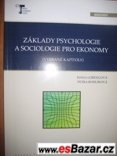 Základy psychologie a sociologie pro ekonomy, VŠEM. – fotografie 2