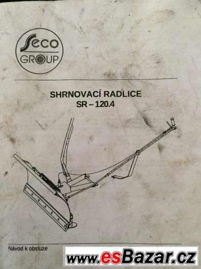 Shrnovací radlice SR-120.4 – fotografie 2