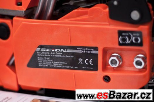 Nová motorová pila Scion Germany 52cc, 3ps, záruka – fotografie 3