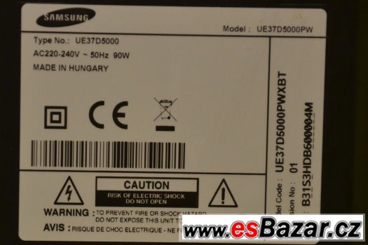 94cm FULL HD LED TV SAMSUNG UE37D5000 – fotografie 5