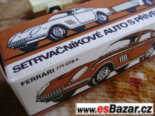 Ferrari s vlekem - setrvačníkové autíčko – fotografie 4