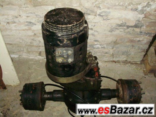 Pohonný agregát 80V/3.6kW a přední náprava komplet Balkancar – fotografie 1
