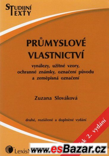 Průmyslové vlastnictví - vynálezy, užitné vzory, ochranné .. – fotografie 1