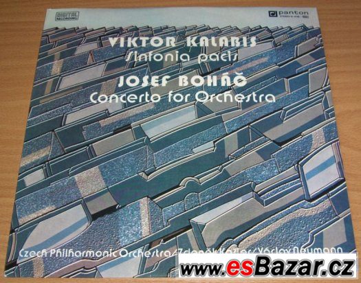 LP: KALABIS / BOHÁČ:  Sinfonia pacis, Concerto for Orchestra – fotografie 1