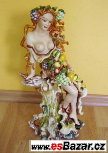 PODZIM - porcelánová soška vysoká 405mm - značeno ALBA JULIA – fotografie 2