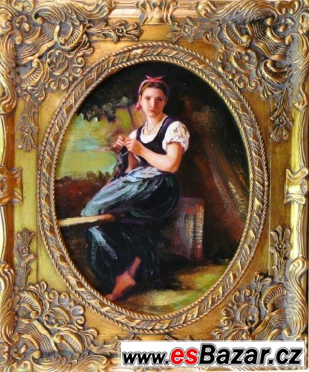 Olejomalba na plátně - dř.rám 770x670mm - III - – fotografie 1