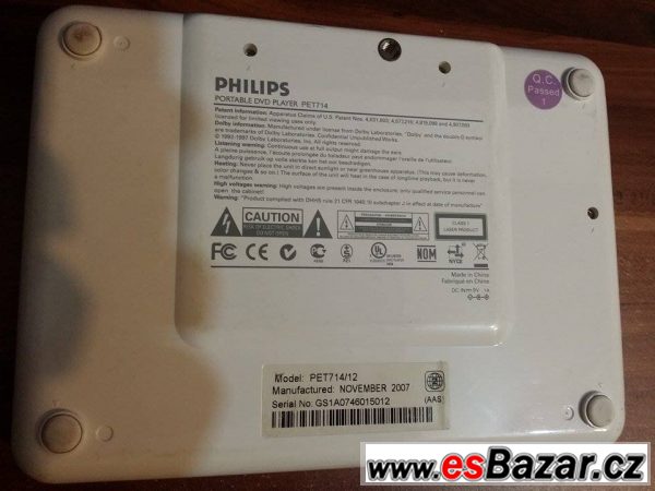 Philips PET714 – fotografie 3