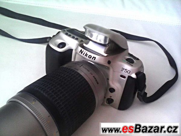 Nikon F 50, 2x objektiv, filtr... – fotografie 1