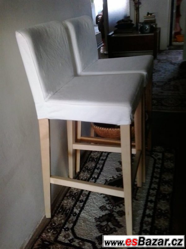 Ikea - dvě barové židle  – fotografie 2