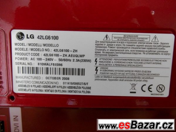 Full HD LCD LG televizor – fotografie 6