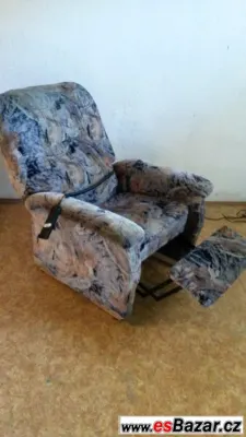 El.rozkládací TV křeslo