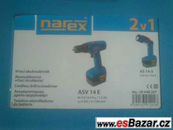 Aku vrtačka Narex – fotografie 2