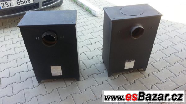 2x krbová kamna Filex-H černé – fotografie 2